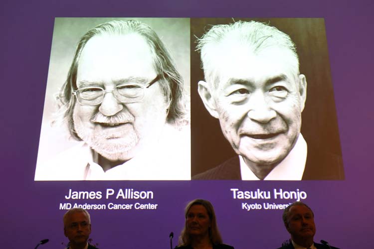 برندگان نوبل پزشکی ۲۰۱۸ معرفی شدند: دو ایمن‌شناس ژاپنی و آمریکایی