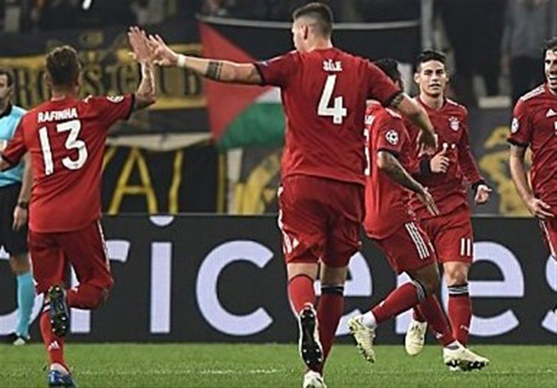 فوتبال جهان| بایرن‌مونیخ، اولین پیروز هفته سوم مرحله گروهی لیگ قهرمانان اروپا