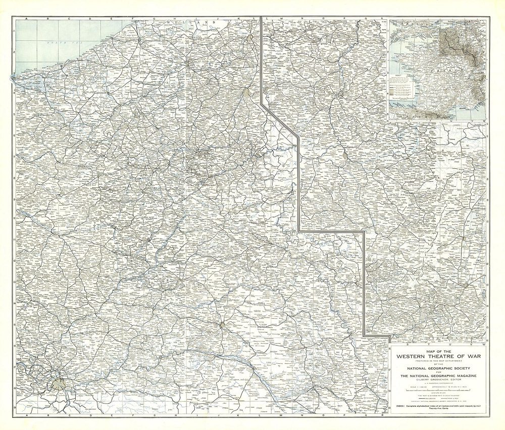 Map of the Western Theatre of War