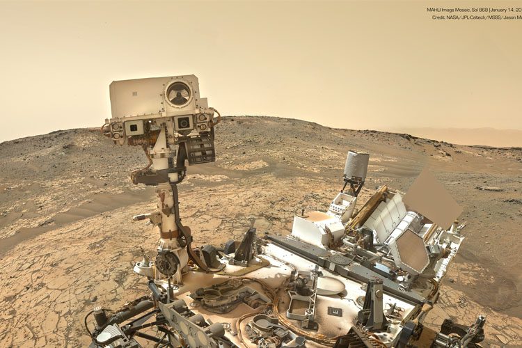 مدت حضور کنجکاوی در مریخ به ۲ هزار روز رسید