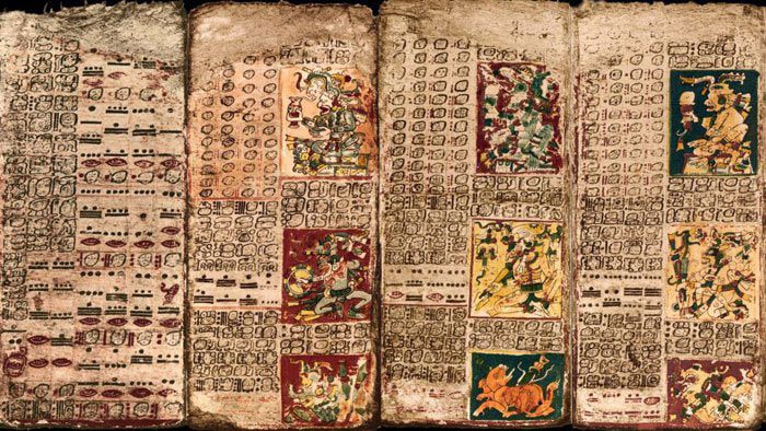جدول ونوس متن باستانی مایا