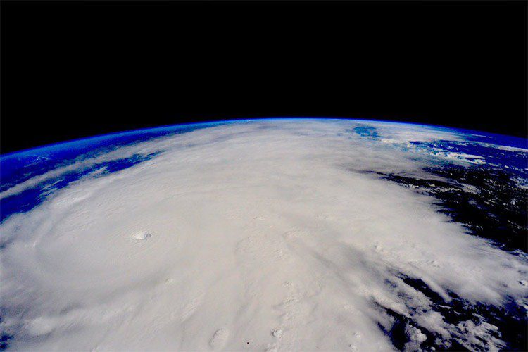 تصاویر ترسناک طوفان پاتریشیا از فضا منتشر شد