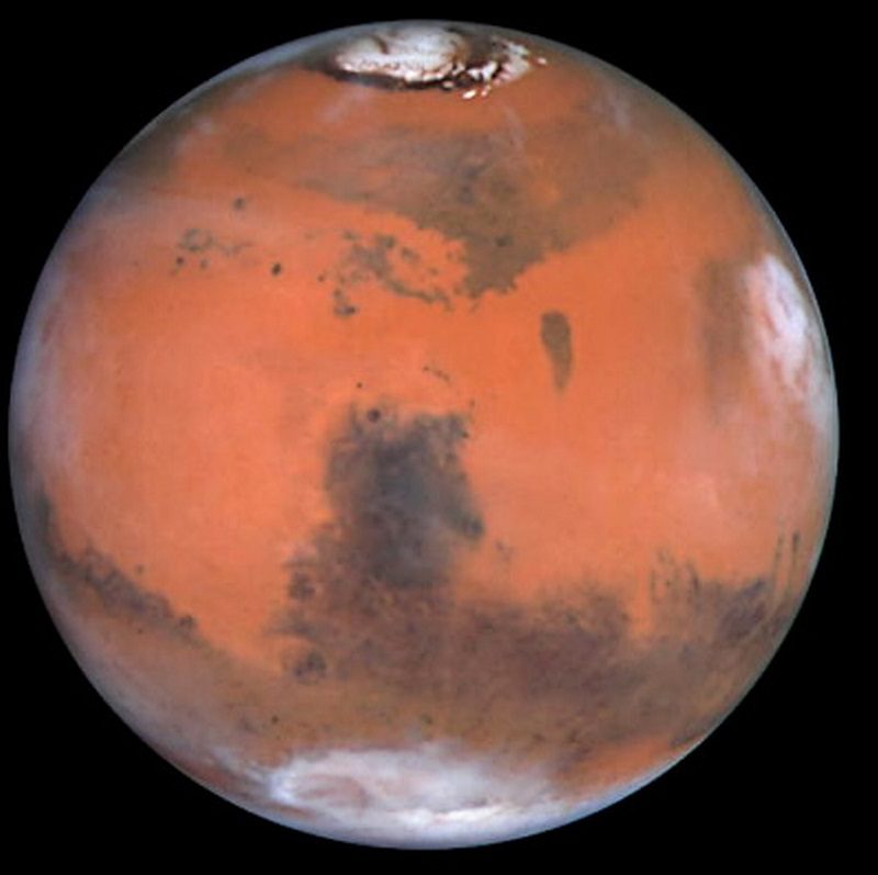 مریخ با تلسکوپ هابل