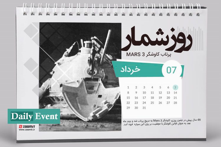 ۷ خرداد، پرتاب اولین کاوشگر مریخ توسط اتحاد جماهیر شوروی