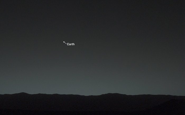 mars rover curiosity earth photo