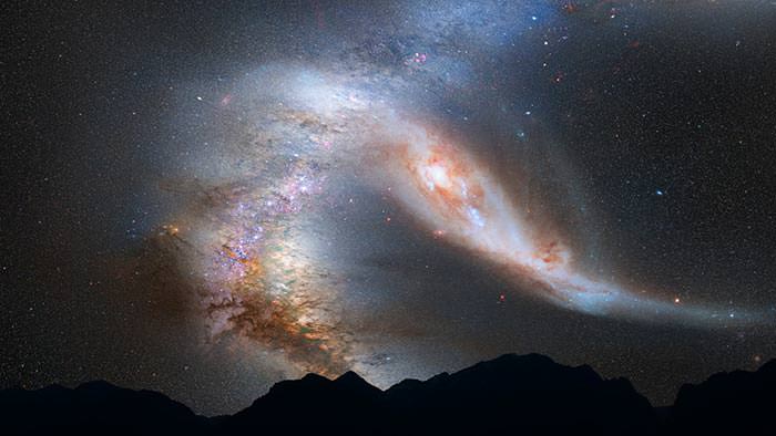 milky way andromeda collision