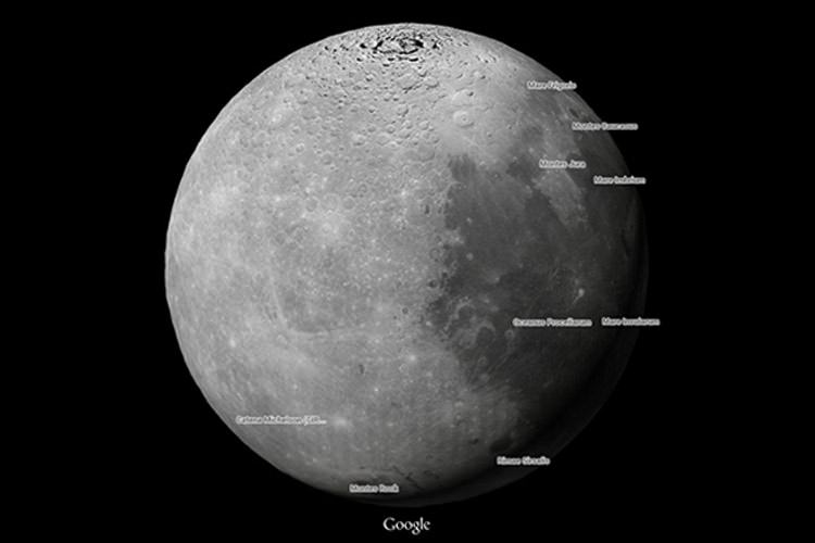 گوگل‌مپس میزبان تصاویری از ماه، مریخ و مناظر زیرآب سواحل کانکون شده است
