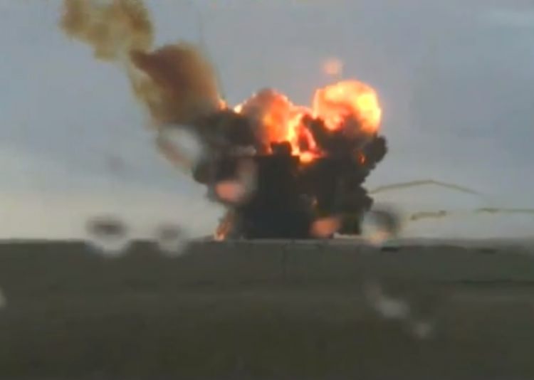 انفجار موشک فضایی روسیه چند ثانیه پس از پرتاب بر فراز قزاقستان