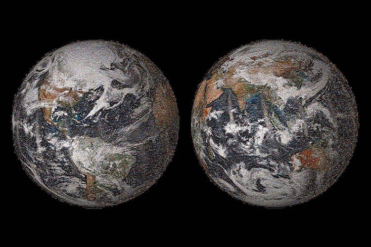 ناسا یک تصویر ۳.۲ گیگاپیکسلی از زمین را با ترکیب تصاویر ارسالی مردم ایجاد کرد