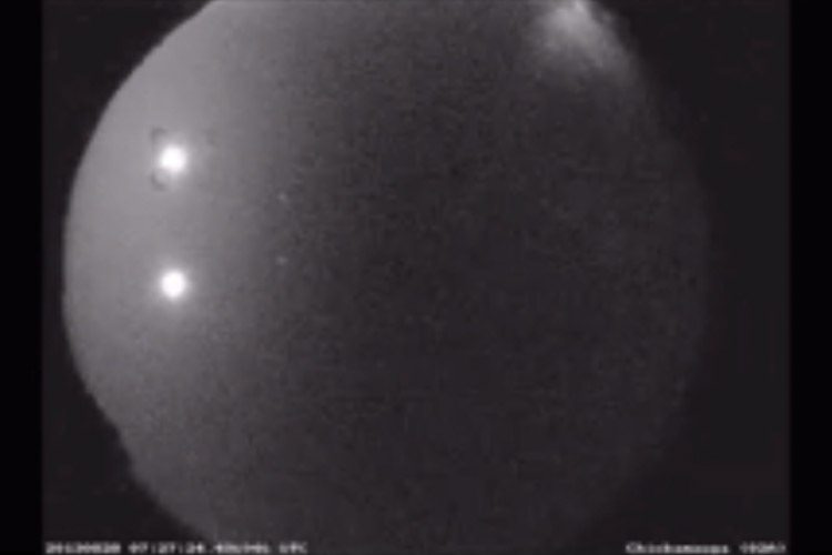 ثبت تصاویری توسط ناسا از یک گوی آتشین که نورانی‌تر از ماه است