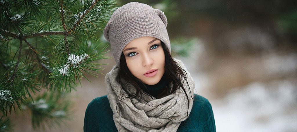 شال و کلاه بافتنی دخترانه - شیک ترین مدل های پاییزی و زمستانی